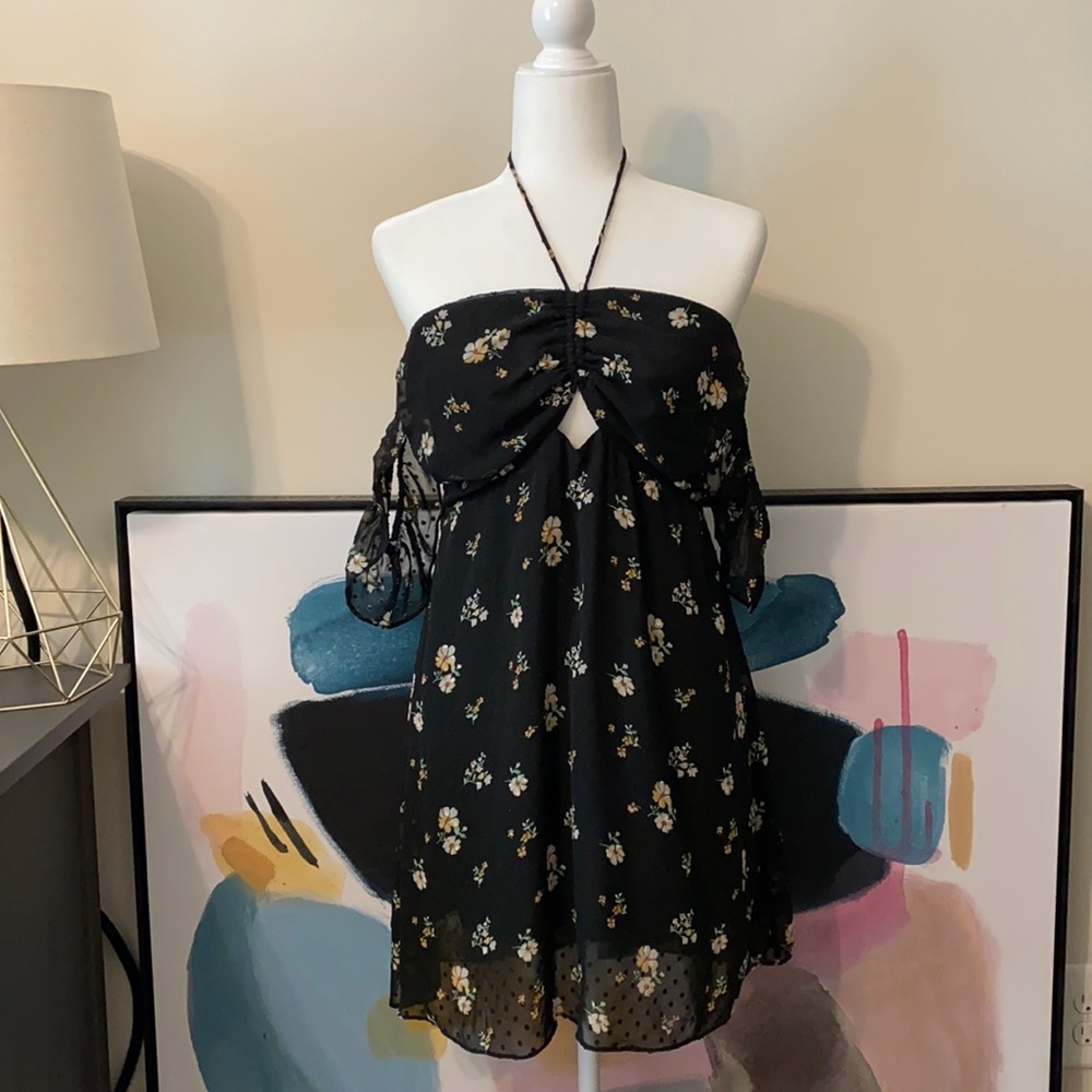 Urban Outfitters | Floral Off the Shoulder Dress